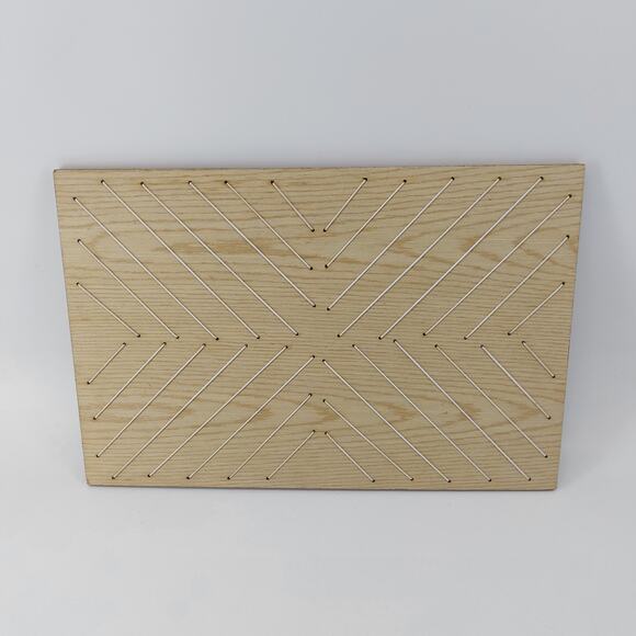 Wood & Elastic Board Wall Organizer Home Office Picture Postcards Notes - Picture 4 of 9